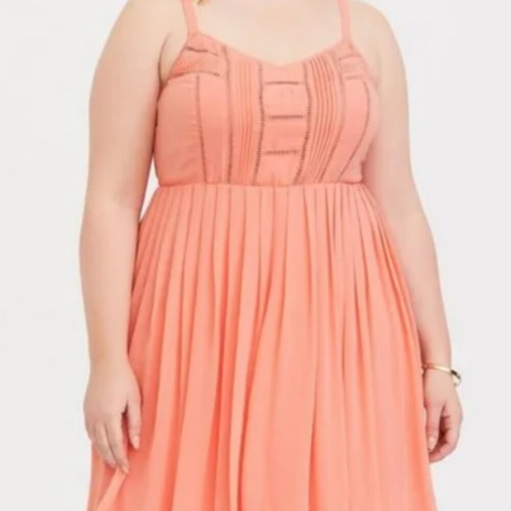 Torrid Chiffon Skater Dress NWOT